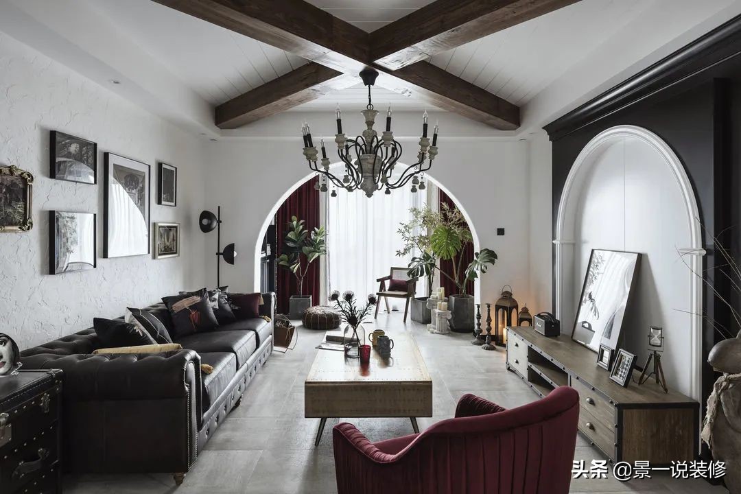 146㎡四室改三室，美式乡村混搭风，装修花费58万，漂亮