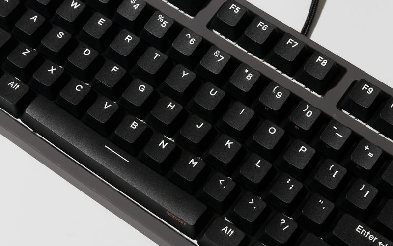 高性价比87键，手感出色HEXCORED87RGB机械键盘体验