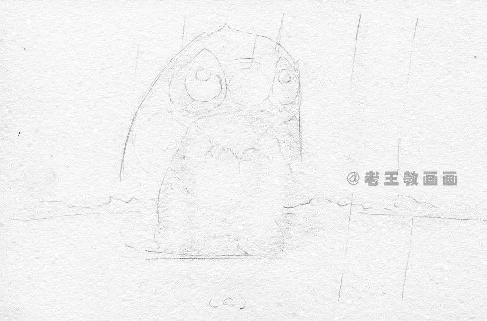 史迪仔坐着彩色简笔画,史迪仔简笔画教程