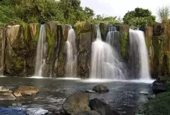 海南白石溪瀑布在哪里,海南白沙罗帅村瀑布