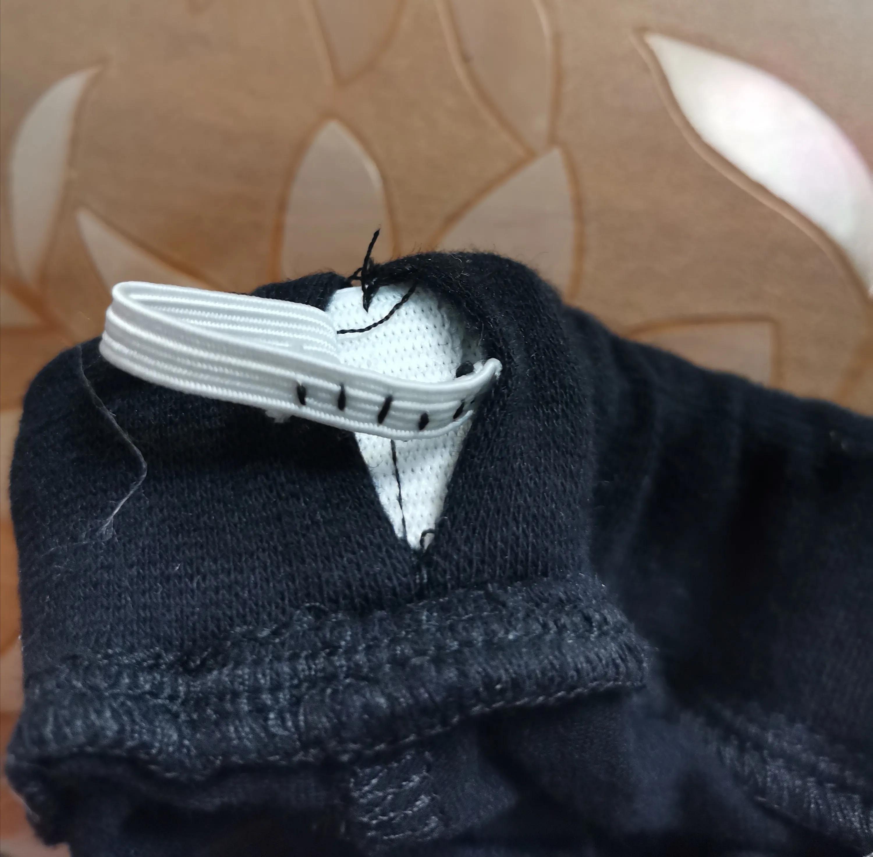 裤头宽了怎么改窄针法,裤头太宽了怎么改小