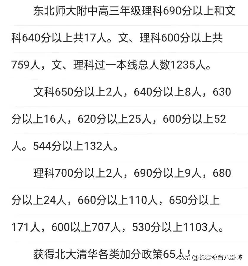 长春中考3类高中多少分,长春中考三批次高中和中专选哪个