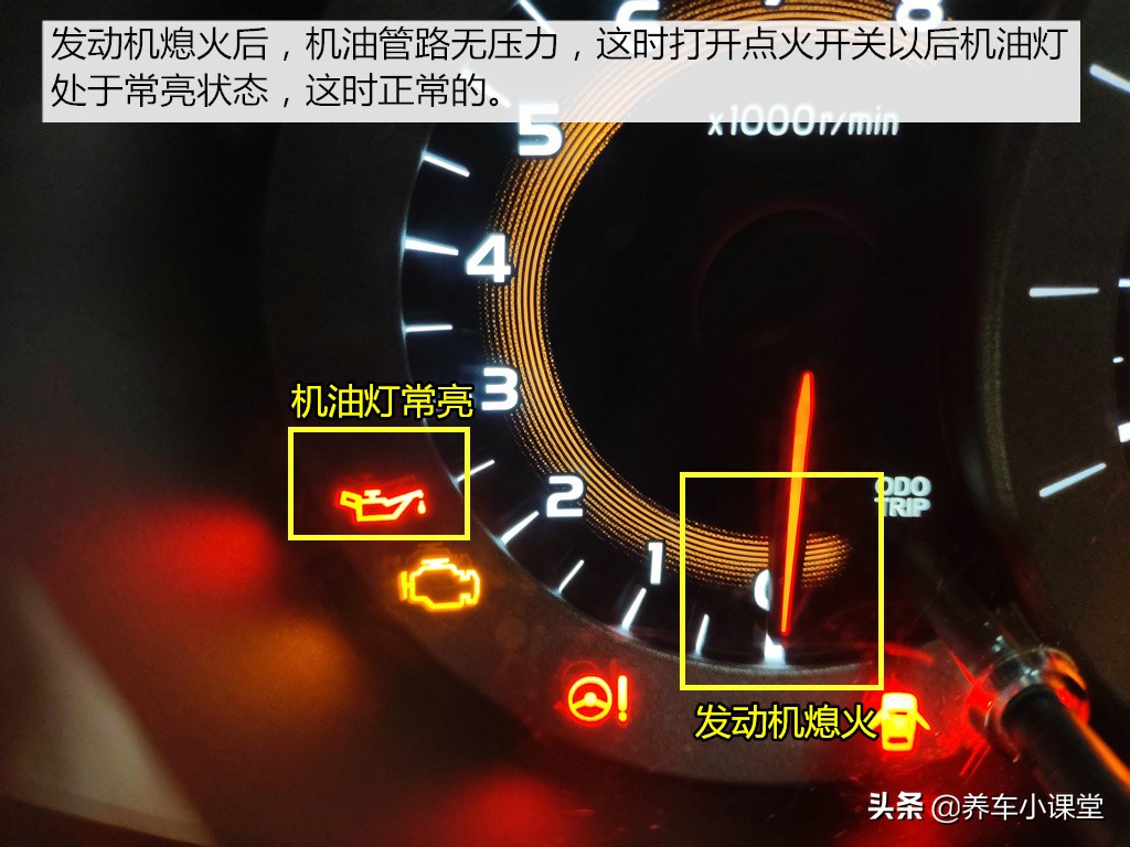 急转弯机油灯报警是怎么回事,机油灯报警还可以开多少公里