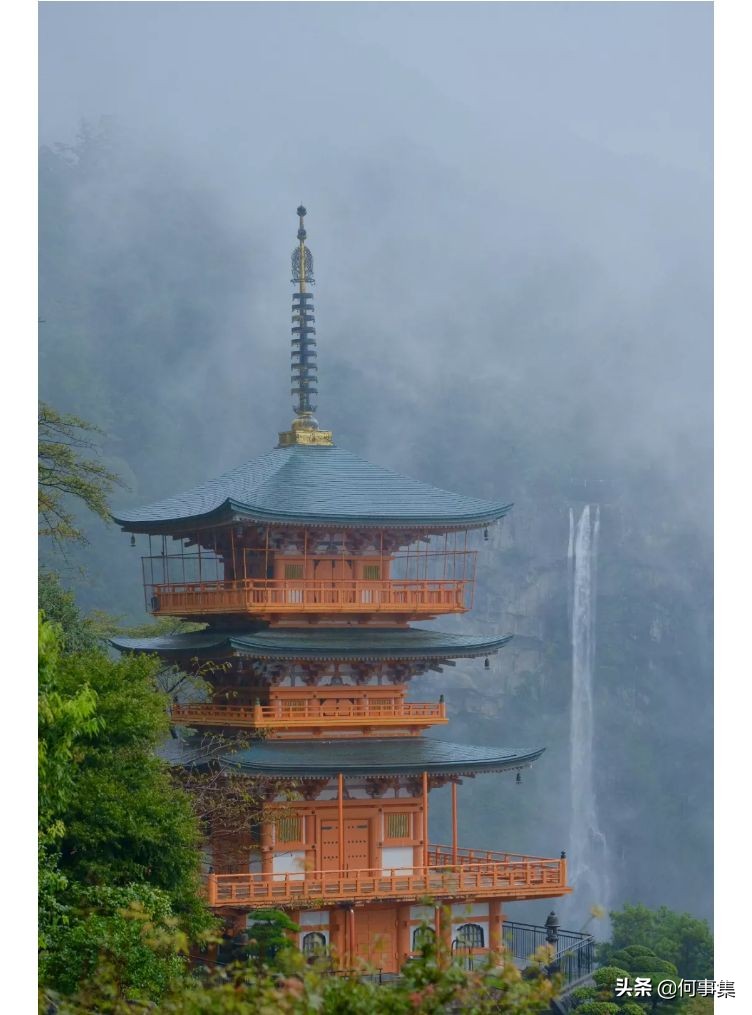 那智瀑布图片,那智瀑布天使瀑布