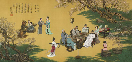 这首郊游诗，题材普通却立意新巧，颔联是精华