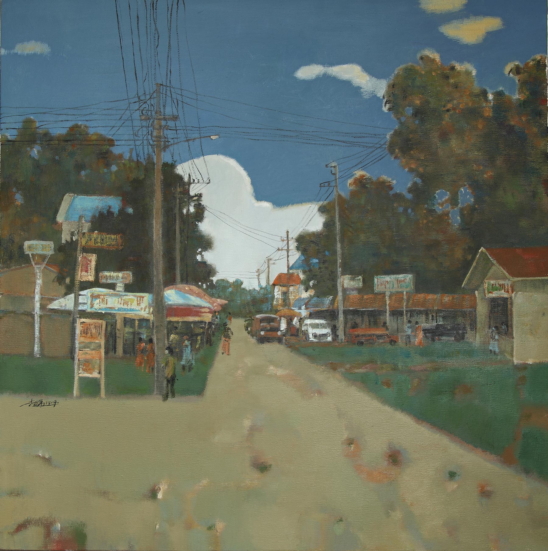 李猛油画成都展,李猛油画风景作品欣赏