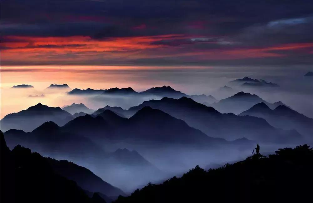 黄山美图横版,黄山风景美图