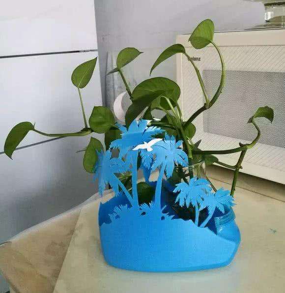 自制养花滴水瓶教程图片,手工自制花瓶养花教程图片