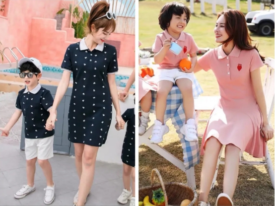 亲子装一家三口高级感亲子照,亲子穿搭技巧视频教程