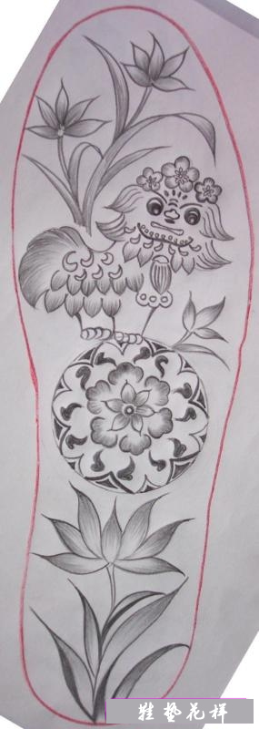 好看刺绣鞋垫花样图案大全,手工刺绣鞋垫花样初学者