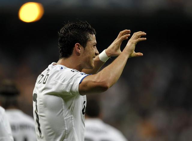 c罗招牌庆祝动作头像,高质量c罗微信头像