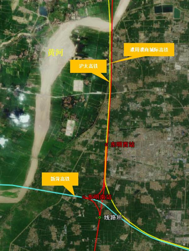东明米字型高铁,东明县高铁站规划