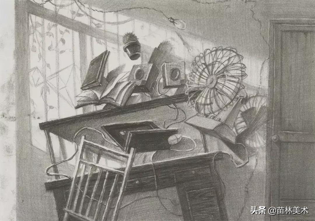 清华美院精微素描高分卷,清华美院设计素描光影解析