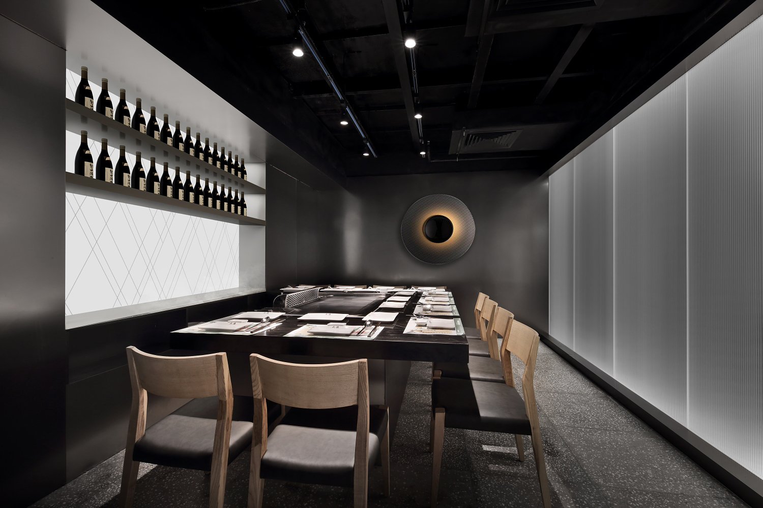 设计案例极简侘寂风,设计案例分享新中式极简