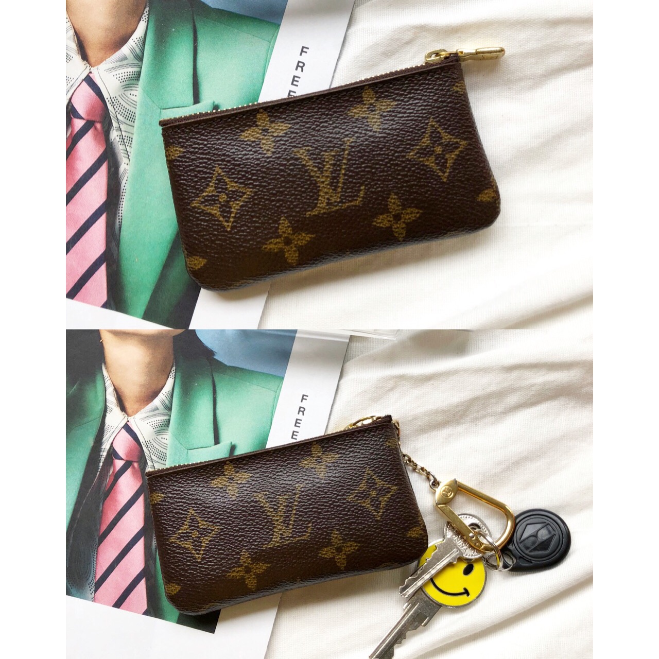 lv经典老花金扣包,lv经典老花满印链条包