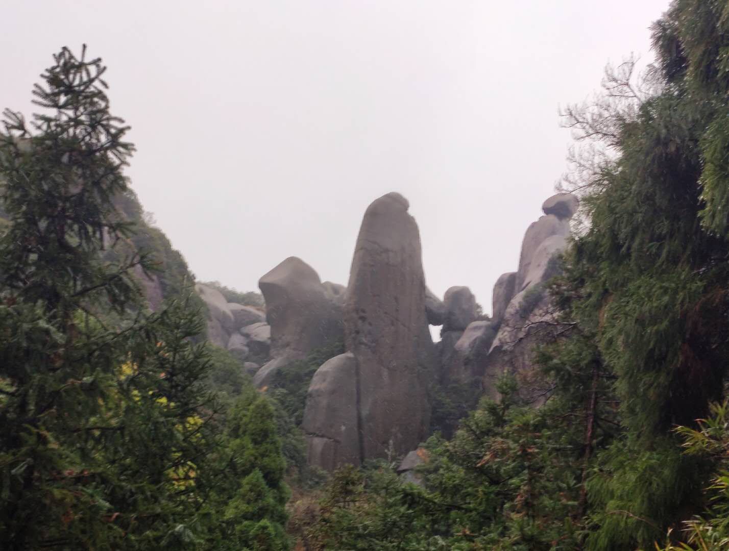 雨中游大奇山,雨中游太湖