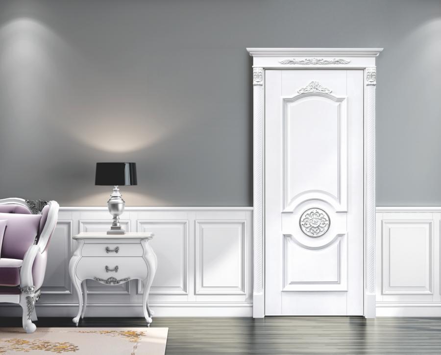 好看白色的木门轻奢风格,白色木门款式现代简约