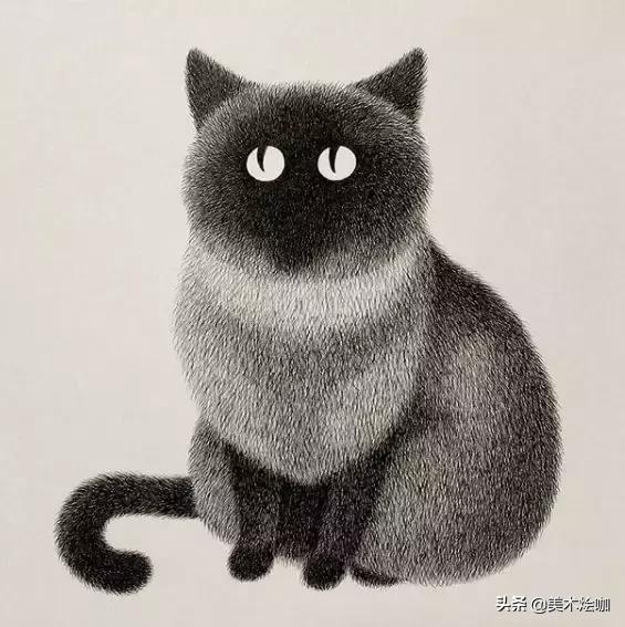 他用一支5块钱的针管笔“撸猫”，17万网友直呼：这猫要活了