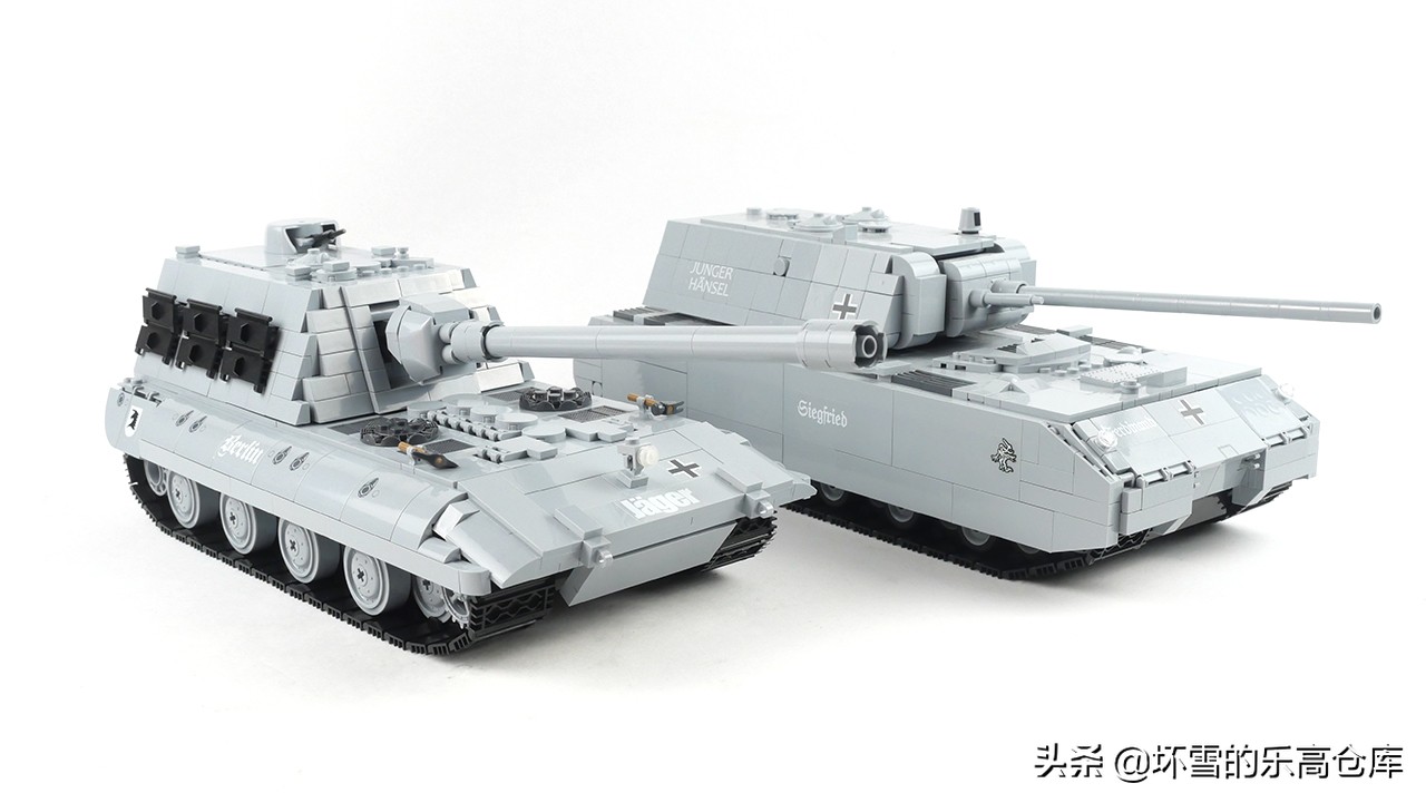 cobi积木虎式坦克拼装视频,cobi积木雪地豹式坦克