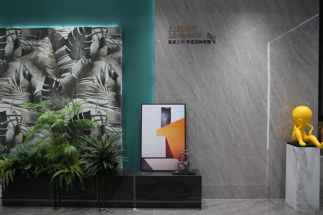 冠星王澜系列展厅效果,冠星王陶瓷佛山总部展厅