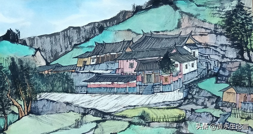 曾军艺山水画作品欣赏,画家曾军艺作品欣赏