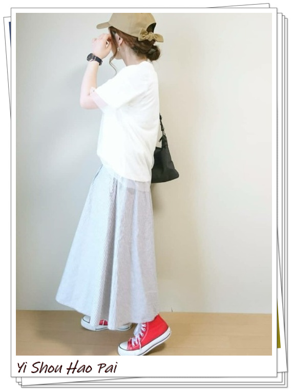 红色匡威鞋怎么搭配好看,红色匡威穿搭经典款