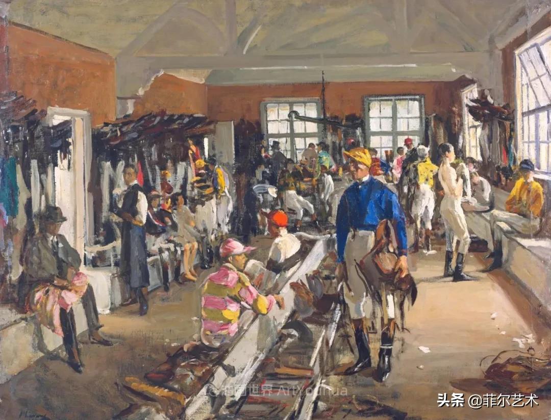 爱尔兰画家的风景油画欣赏,胡安米罗油画作品欣赏