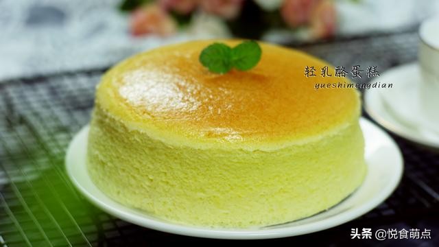 细腻绵软入口即化的轻乳酪蛋糕,轻乳酪蛋糕开裂