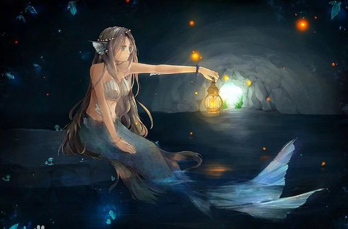 东方西方的美人鱼,东方美人鱼