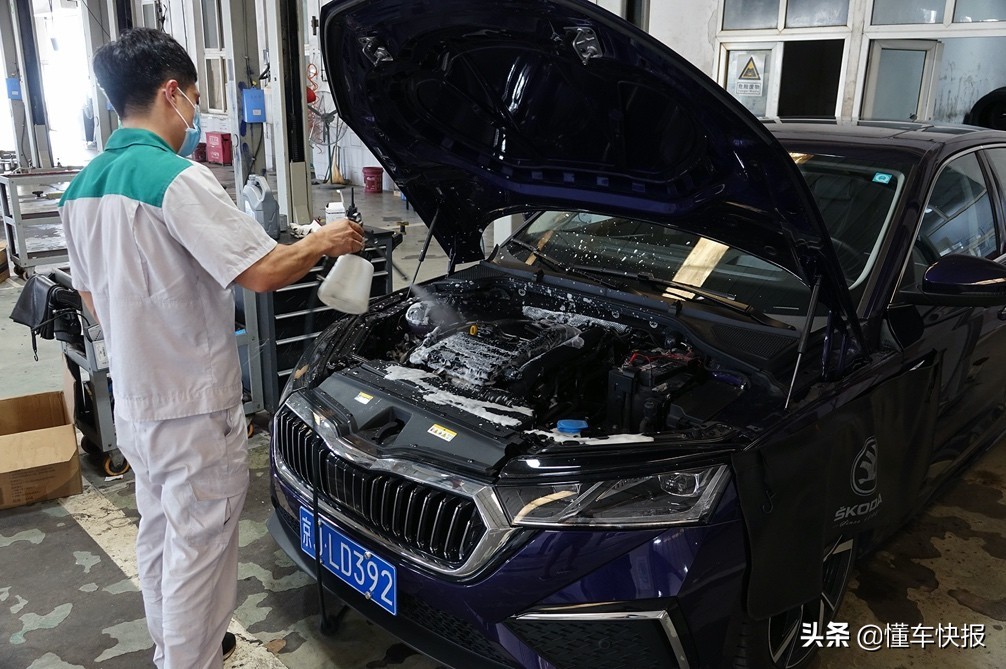 5000公里首保,斯柯达明锐pro360全景影像测试