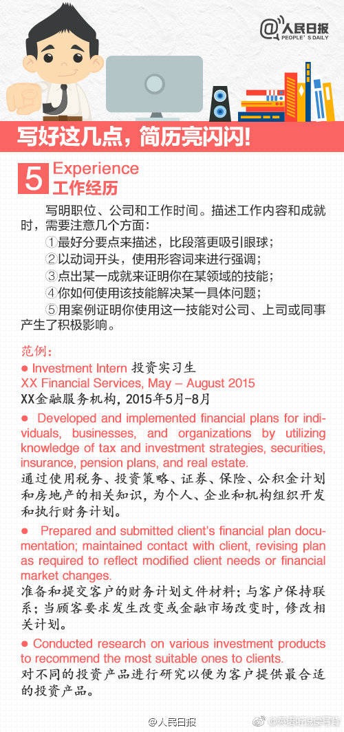 英文简历如何写才出彩,英文简历模板制作范文及技巧