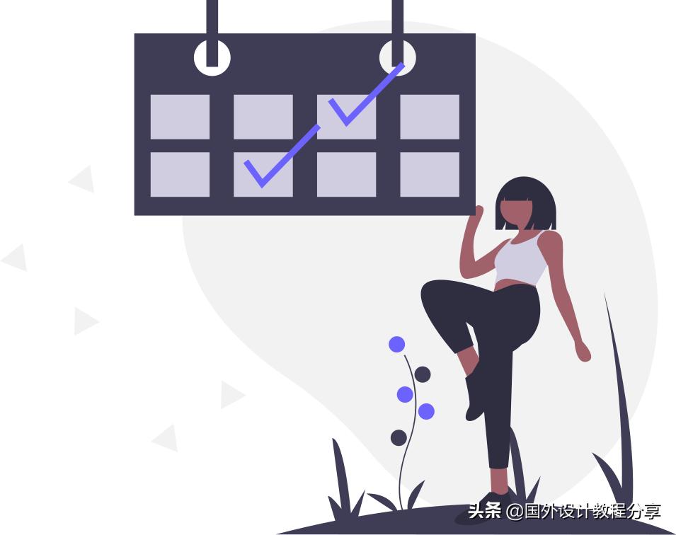 扁平矢量插画教程,矢量扁平插画怎么画