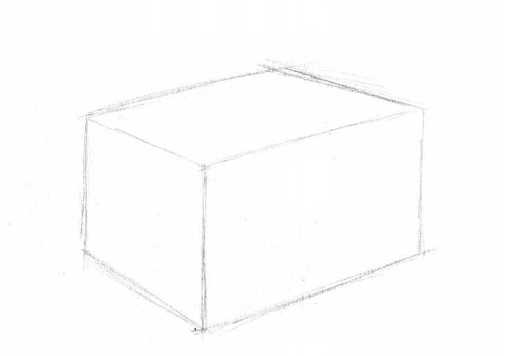 素描初学者绘画步骤图几何体,素描画几何体简单初学者