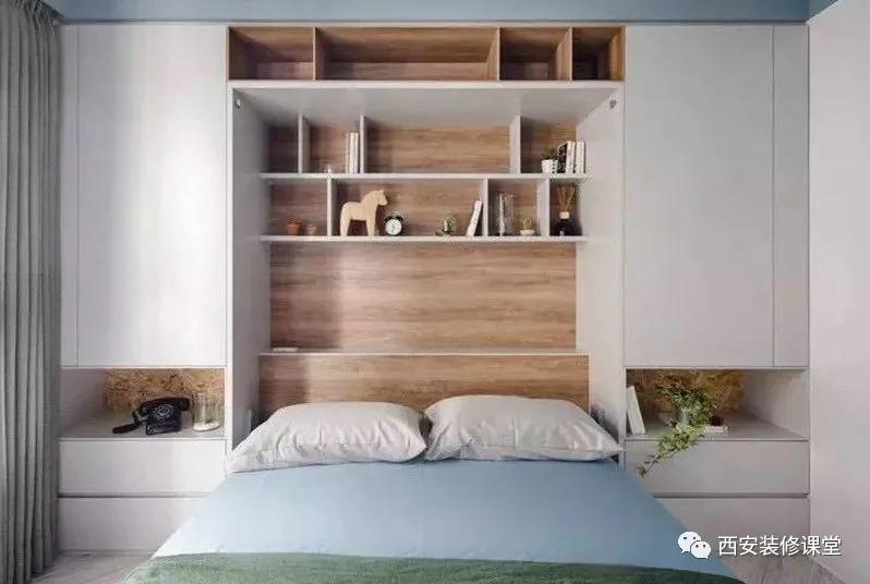 卧室放不下床头柜怎么办,卧室放不下床头柜6种形式搞定