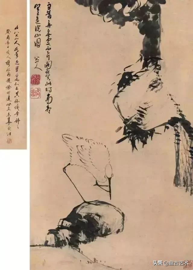 画出艺术家人生大寂寞的国画艺术作品——盘古油画艺术