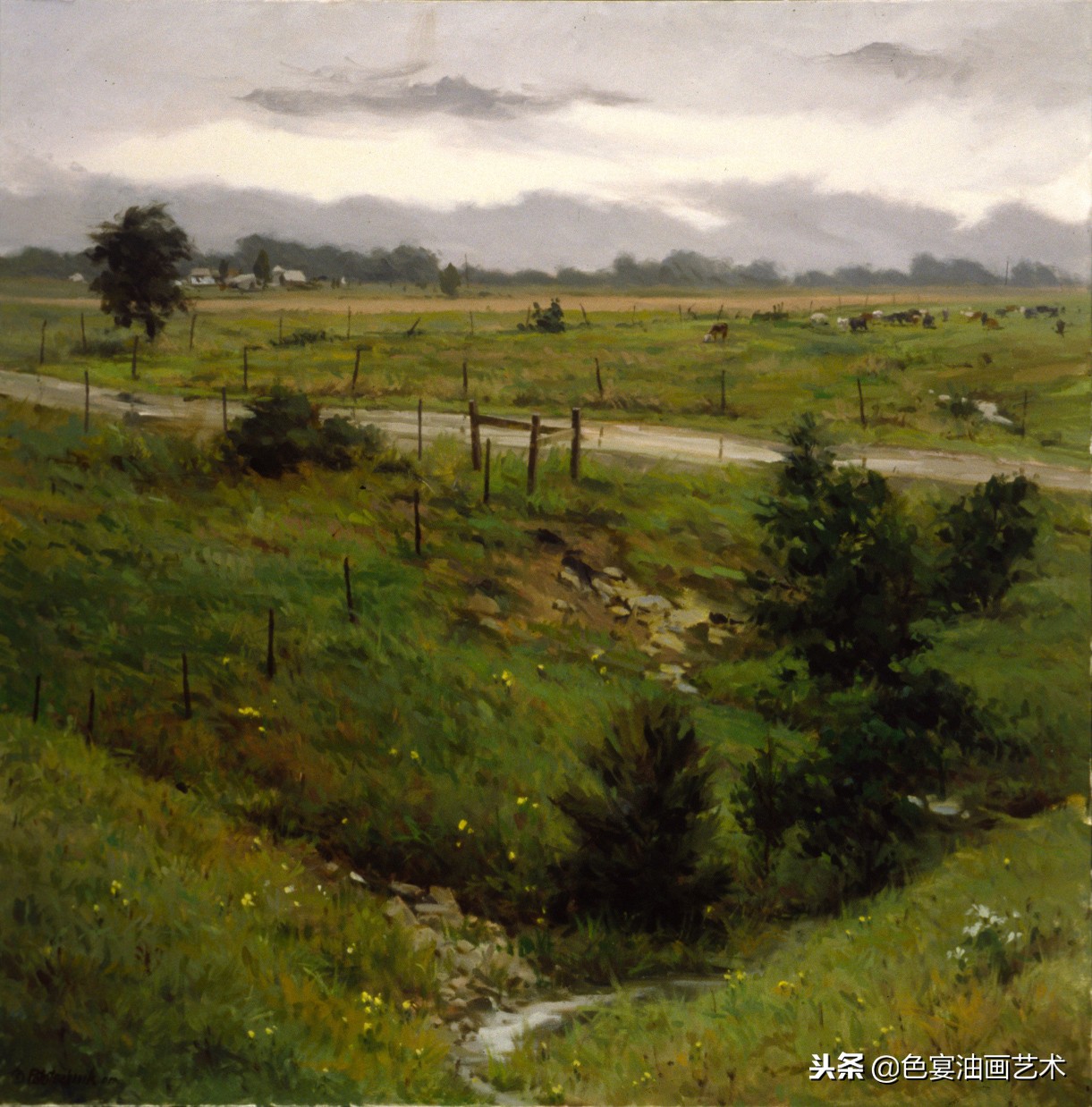 俄罗斯油画大师风景油画教程视频,油画大师油画风景创作教学视频