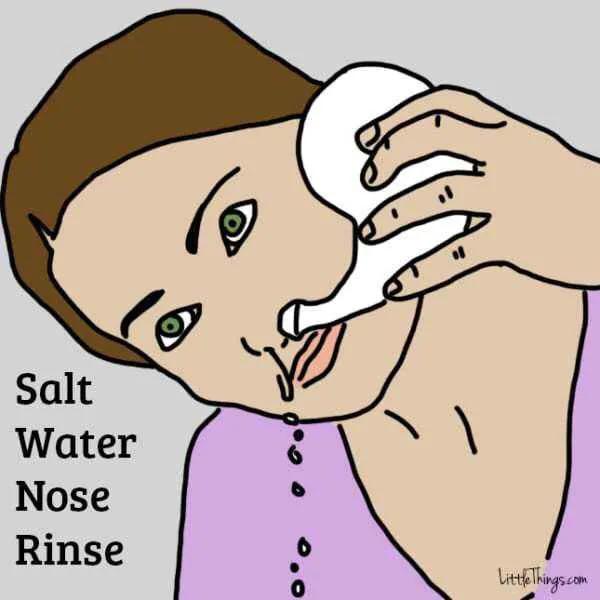 盐水洗鼻子的原理,用盐水洗鼻子教程