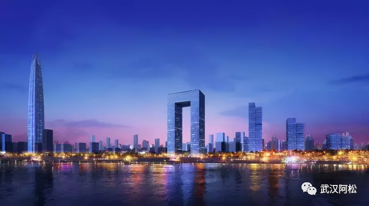 武汉十大高楼合集,武汉200米高楼全景一览