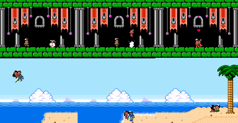 FC游戏《冒险岛》1234通关结局赏析,多少玩家被卡了整整三十年