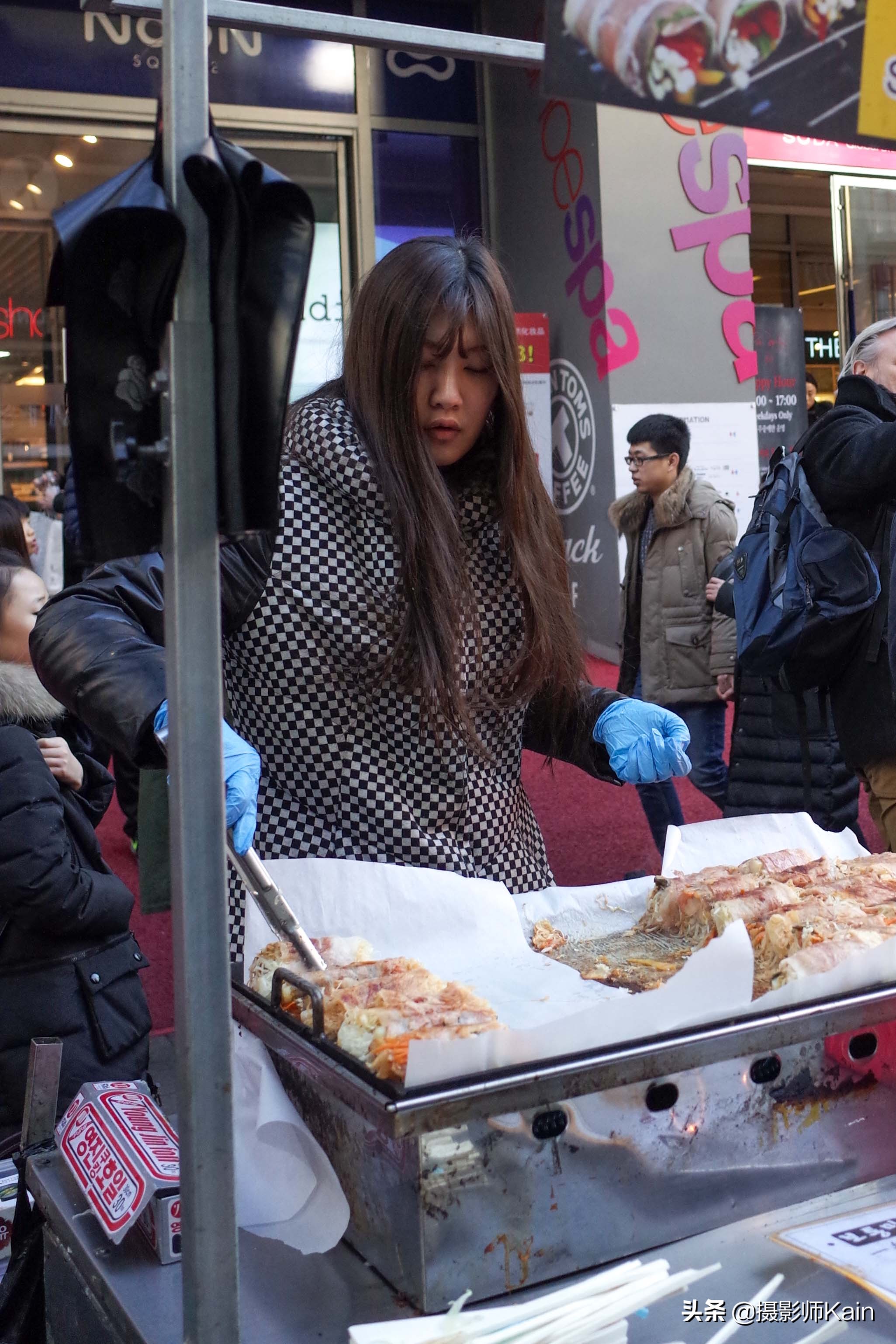 韩国首尔真实街景,寂寞烟火首尔风景
