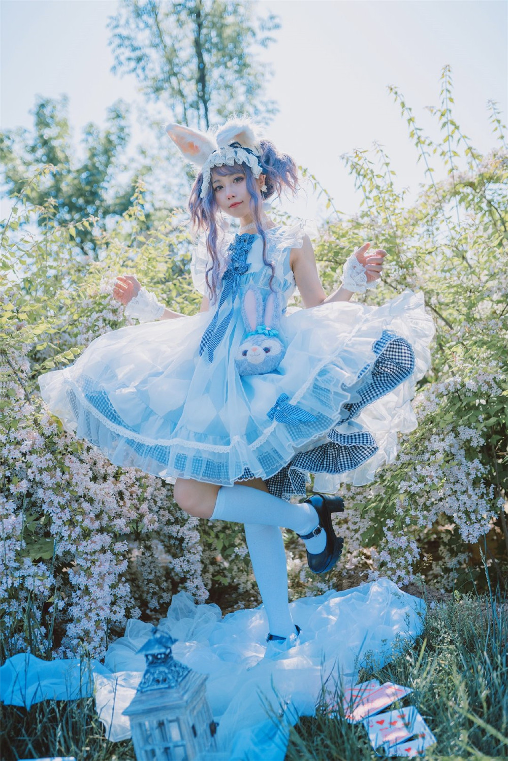 适合夏天穿的日常轻lo裙优雅,爱丽丝lo裙穿搭