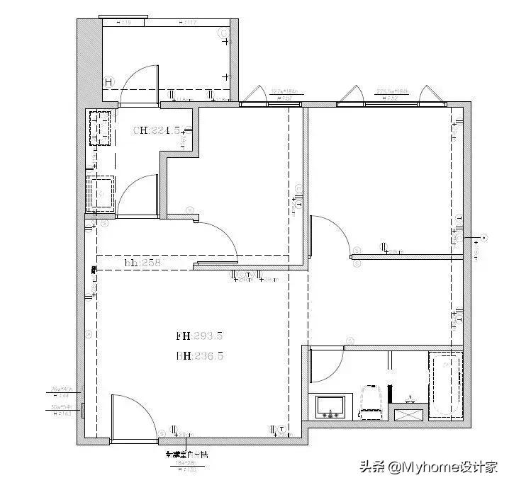 家装平面布局图,好的装修设计平面布局图