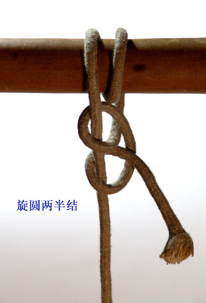 户外绳结的打结方法,户外8字环下降器绳结打法