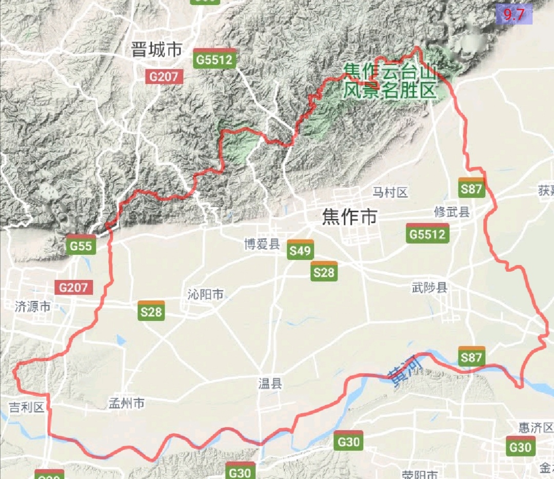 焦作市示范区最新规划图,焦作城市排名