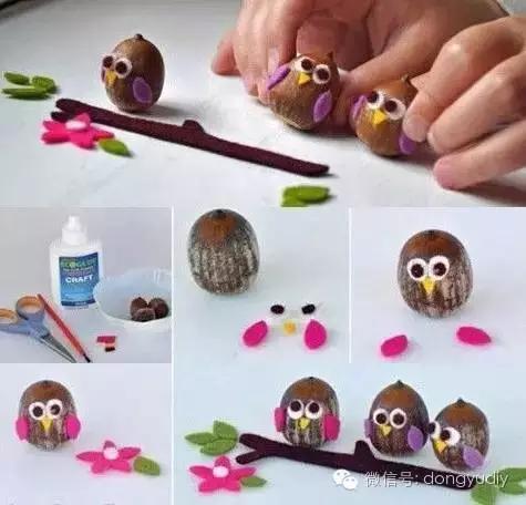 坚果壳艺术品,坚果壳能拿来做什么