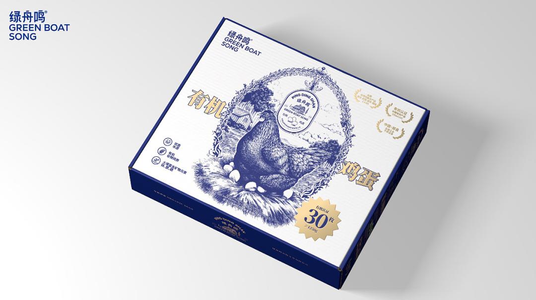 鸡蛋包装盒设计图解,鸡蛋包装整体美观