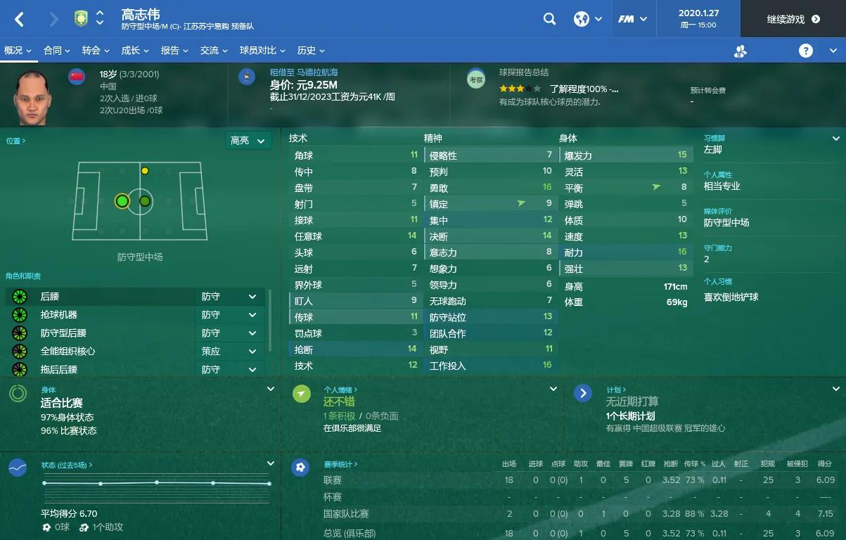 FM游戏中发现的随机灰人双重国籍的华裔前锋（三）