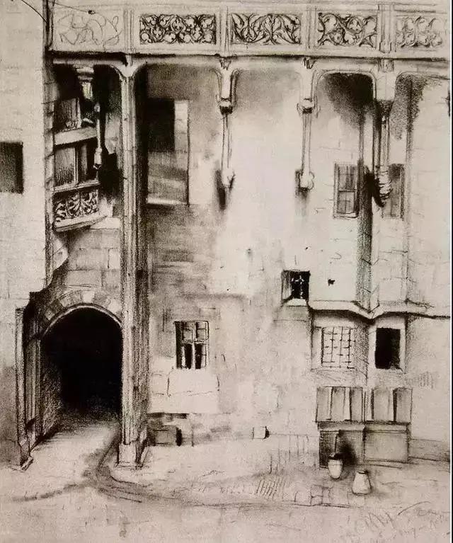 阿道夫门采尔速写作品,门采尔高清速写作品图片