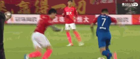 重庆冯劲进球视频,冯劲破门亚泰0-1