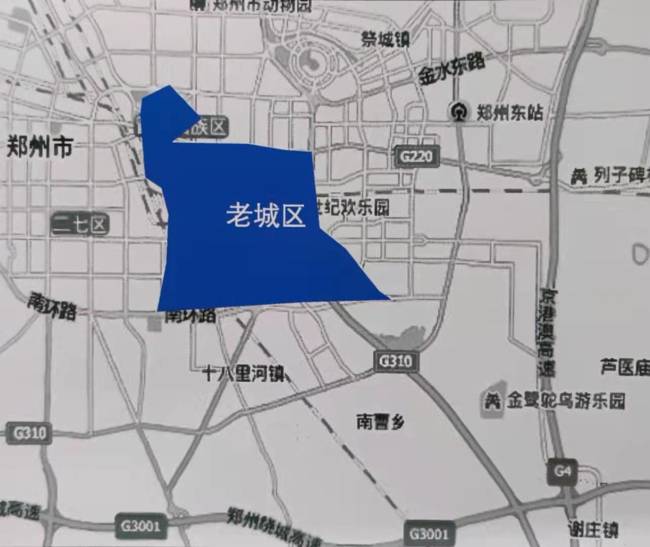 郑州城市最新规划图32个核心板块,郑州管城区南关街规划